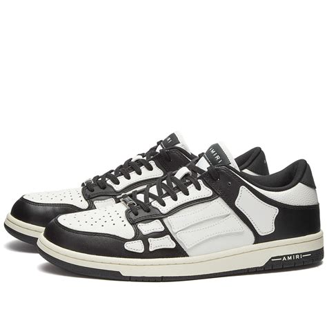 amiri skeleton shoes replica|amiri skel top low black.